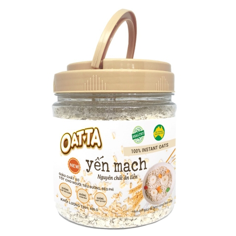 YẾN MẠCH NGUYÊN CHẤT ĂN LIỀN OATTA - HỘP 400G