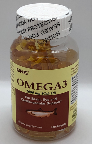 Thực phẩm bảo vệ sức khỏe GNS Omega3 2000 mg Fish Oil  (100 nang mềm)