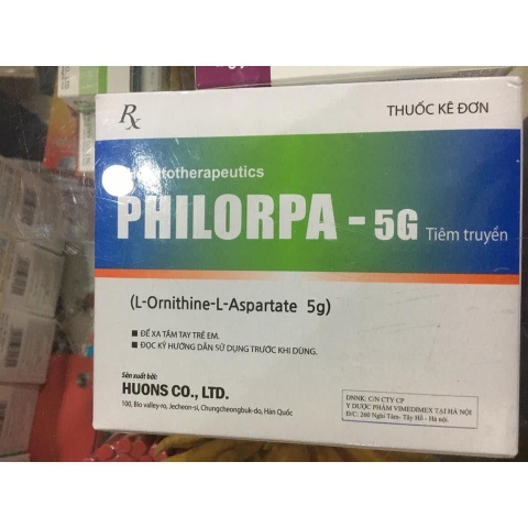 Philorpa 5g tiêm - Thuốc điều trị tăng amoniac