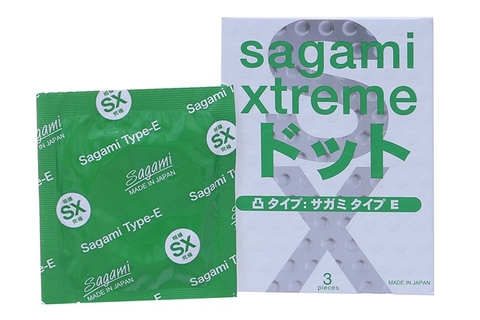 Bao cao su Sagami Xtreme hộp 3 cái