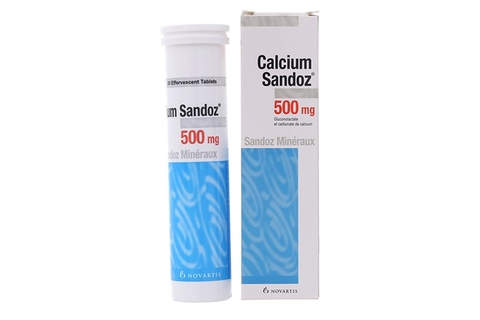 Viên sủi Calcium Sandoz 500mg 20 viên