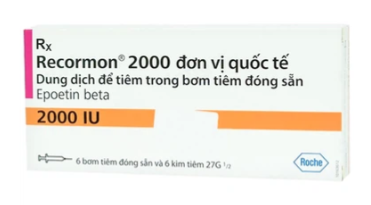 Thuốc tiêm Recormon 2000IU điều trị bệnh thiếu máu (6 ống)