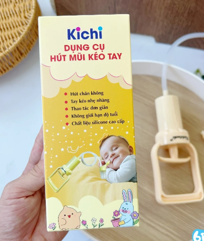 Dụng cụ hút mũi kéo tay KICHI cho bé