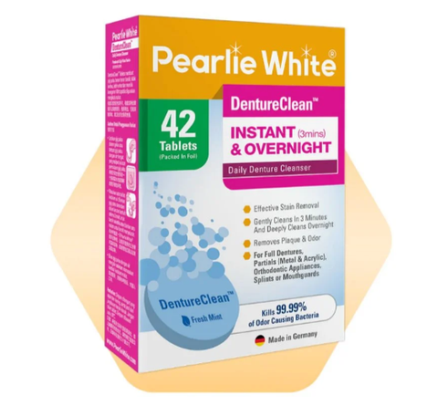 Viên Nén Làm Sạch Răng Giả DentureClean Pearlie White