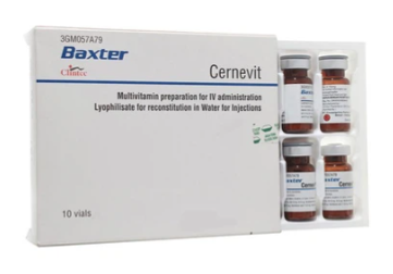 Bột pha tiêm Cernevit Baxter bổ sung vitamin và khoáng chất (10 lọ)