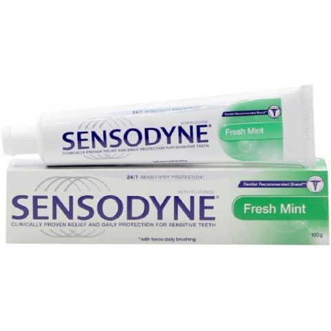 Kem Đánh Răng Sensodyne Fresh Mint 100g