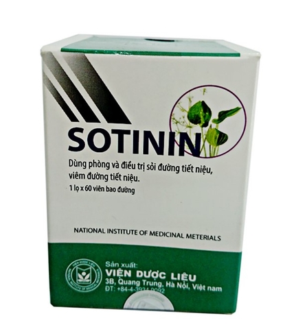 Sotinin - Thuốc phòng và điều trị sỏi tiết niệu