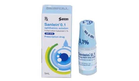 Sanlein 0,1 - Thuốc nhỏ mắt của Nhật Bản