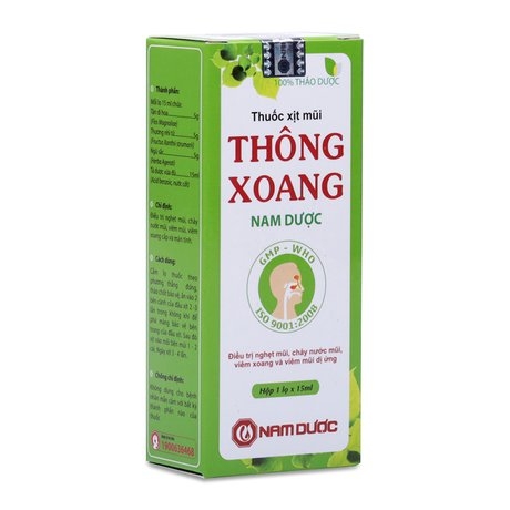 Thuốc xịt mũi thông xoang Nam Dược