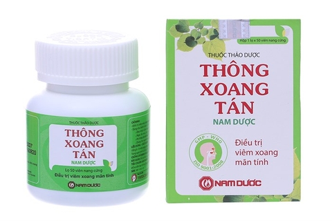 Thuốc trị viêm xoang Thông Xoan Tán Nam Dược 50 viên