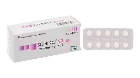 Sumiko 20mg trị trầm cảm, rối loạn lo âu (5 vỉ x 10 viên)