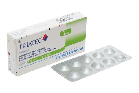 Thuốc điều trị tăng huyết áp Triatec 5mg 30 viên