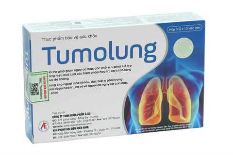 Viên uống giảm nguy cơ mắc các khối u Tumolung 30 viên