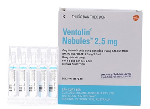 Ventolin Nebules 2,5mg