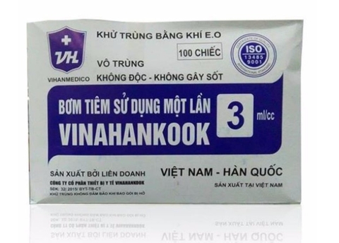 Bơm tiêm 3ml Vinahankook