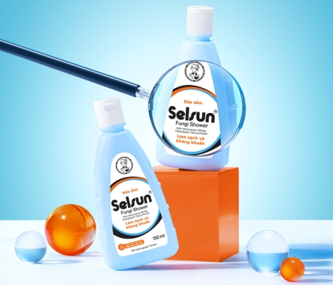 Sữa tắm Selsun làm sạch & kháng nấm, kháng viêm, giảm ngứa Selsun Fungi Shower 150 ml