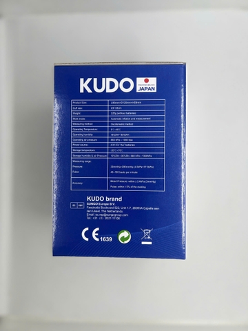 Máy Đo Huyết Áp Tự Động KUDO JAPAN 35W