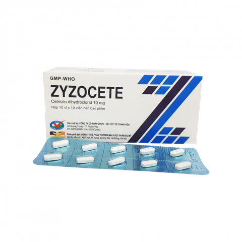 Zyzocete 10mg Điều Trị Viêm Mũi Dị Ứng