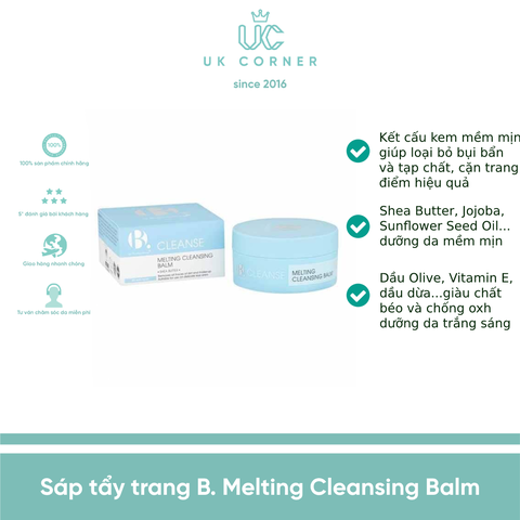 Sáp tẩy trang B. Melting Cleansing Balm