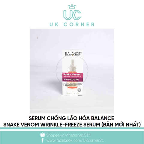 Serum chống lão hóa Balance Wrinkle Freeze Serum 30ml