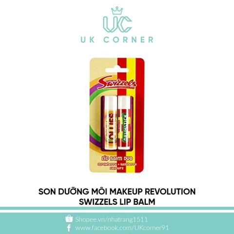 Son dưỡng môi Makeup Revolution Swizzels Lip Balm