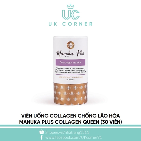 Viên uống collagen chống lão hóa Manuka Doctor Collagen Queen