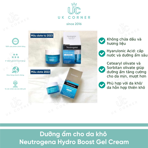 Dưỡng ẩm Neutrogena Hydro Boost Moisturiser 50 ml