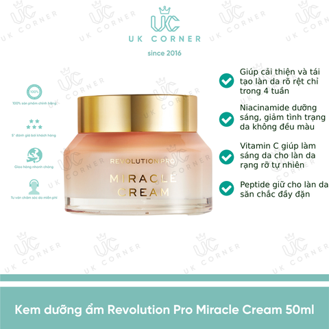 Kem dưỡng ẩm Revolution Pro Miracle Cream 50ml