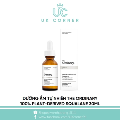 The Ordinary 100% Plant-Derived Squalane 30ml