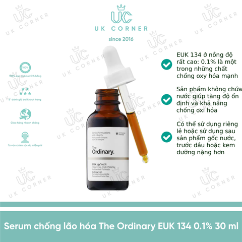 Serum chống lão hóa The Ordinary EUK 134 0.1% 30ml