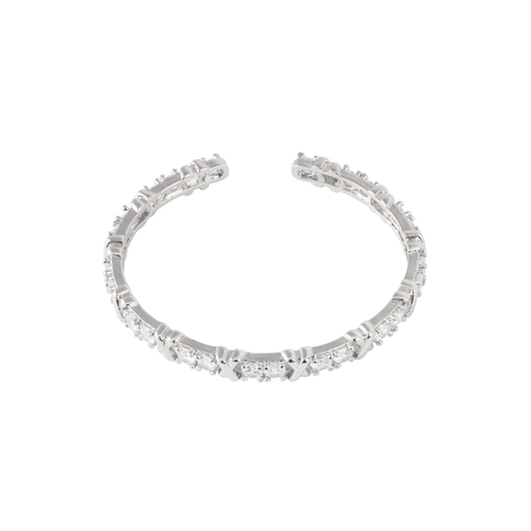 Vòng Tay Chữ X Đính Hạt Đá Zircon