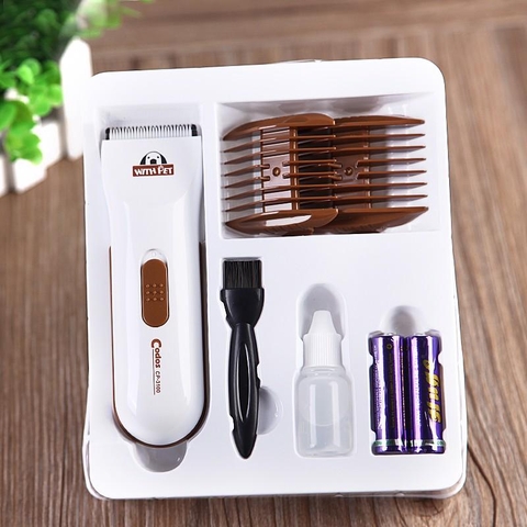 HP (Hàng cty) Tông Đơ máy Chuyên Dụng Cắt Lông Chó Mèo Codos CP-3100 (dùng pin tiểu đi kèm)
