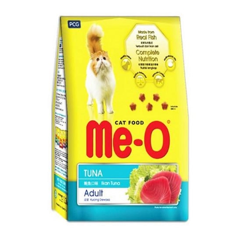 (Me-o 3 vị ) Thức ăn viên cho mèo lớn dạng bao 7kg (cá ngừ, hải sản, cá thu)