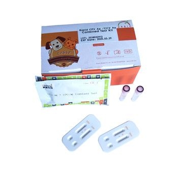 HP-Que test bệnh PARVO và CARE cho chó ( que test) dụng cụ phòng khám chó mèo / que thử bệnh parvo tại nhà / tes-HP10170TC