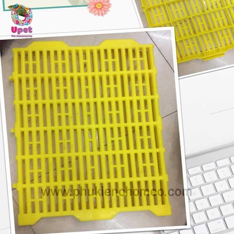 Sàn nhựa vàng lót chuồng Tấm lót sàn ( 4711435) tấm nhựa lót sàn chó mèo-HP11021TC