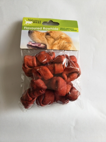 Xương cho chó dạng xoắn cho chó dưới 5kg dài 5cm Gồm 3 vị Nâu bò làm sạch răng chó Trắng sữa bổ sung canxi Màu Đỏ bổ máu