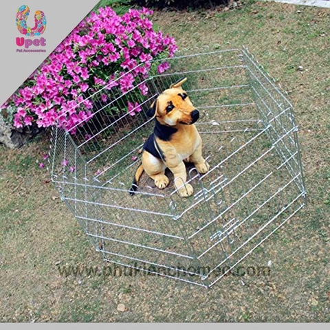 Lồng quây sơn tĩnh điện 6 tấm (nan thường) lồng cũi hàng rào chó mèo-HP10621TC