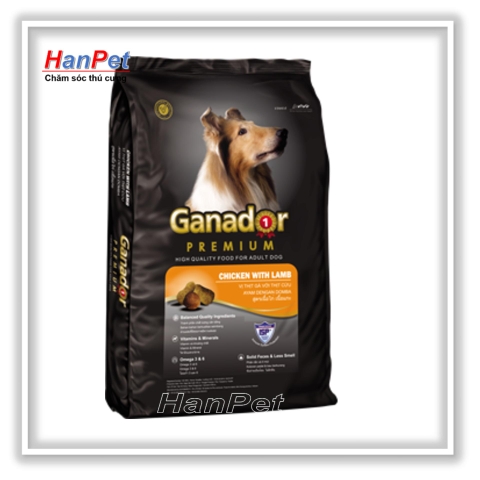 HP-Thức ăn viên cao cấp Ganador Adult gói 1,5kg  - Dành cho chó trưởng thành (hanpet 210)-HP10327TC