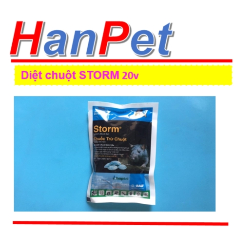 HP-Thuốc Diệt Chuột Storm 20v CHỐNG ĐÔNG MÁU (THUỐC CHUỘT 413)-HP10059LV