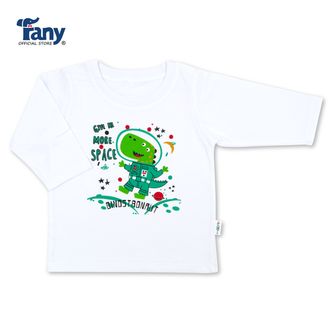 set 5 áo tay dài trắng in