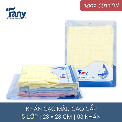 khăn gạc màu cao cấp