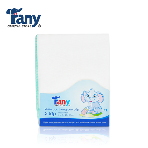 khăn gạc trung cao cấp 3 lớp