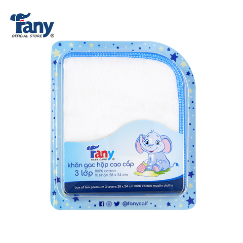 khăn gạc hộp cao cấp 3 lớp