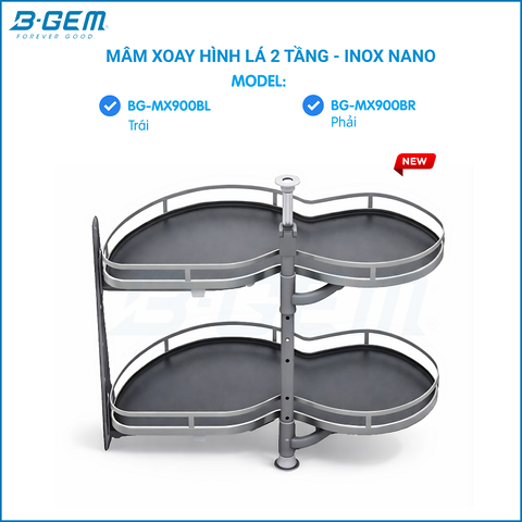 Mâm Xoay Hình Lá B-gem BG-MX900BL | MX900BR