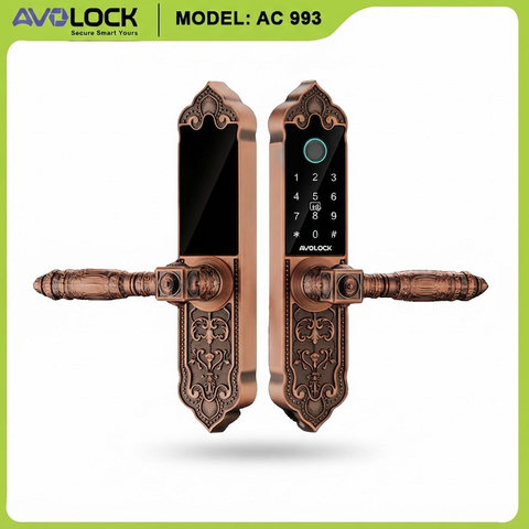 Khóa Điện Tử AVOLOCK AC-993 Red Bronze