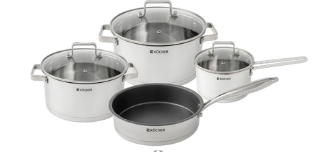 BỘ NỒI KOCHER TITIAN 4 MÓN