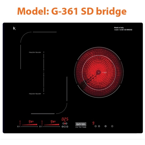 Bếp điện từ Giovani G-361 SD bridge