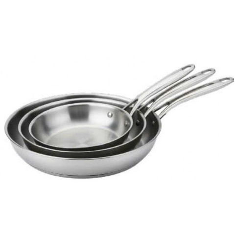 BỘ 3 CHẢO INOX 304 CAO CẤP KAFF KF-FR202428304