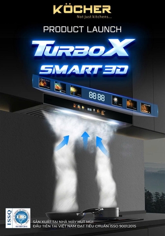 Máy Hút Mùi KOCHER TURBO X3D-350T