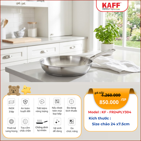 Chảo KAFF KF-FR24PLY304